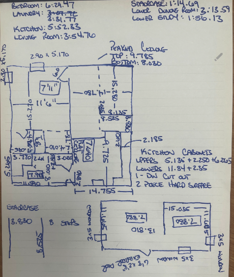 A hand-drawn sketch of the PuroClean house in Florida